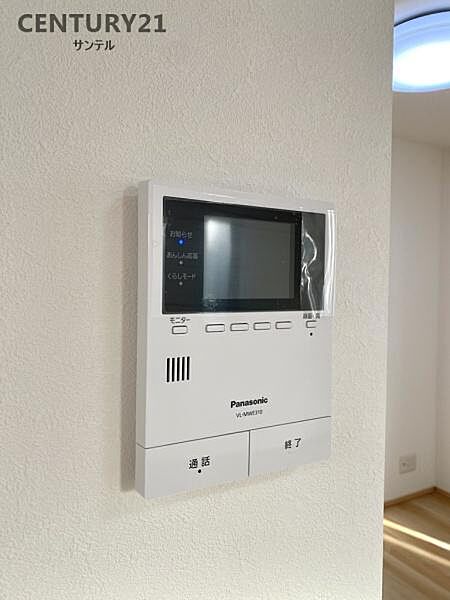 録画機能付き、カラーモニター