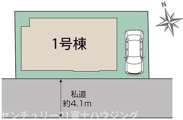 南道路で日当たり良好です。
