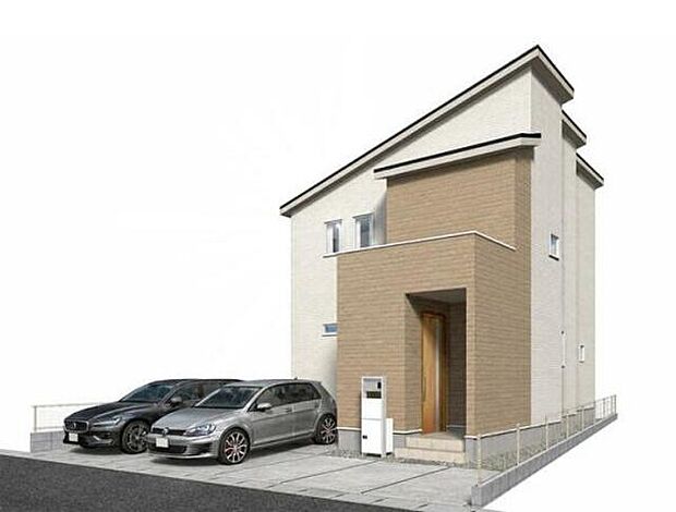 こちらは7号棟外観パースです。