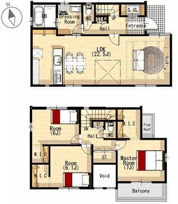【土地面積153.44平方メートル（46.41坪）建物面積10.88平方メートル（31.12坪）】