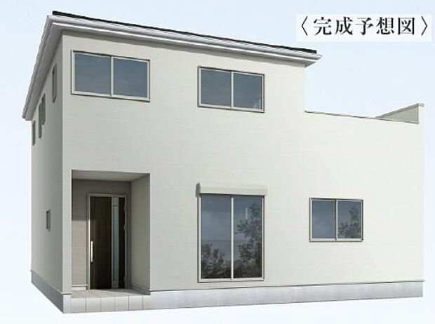 こちらは4号棟外観パースです。