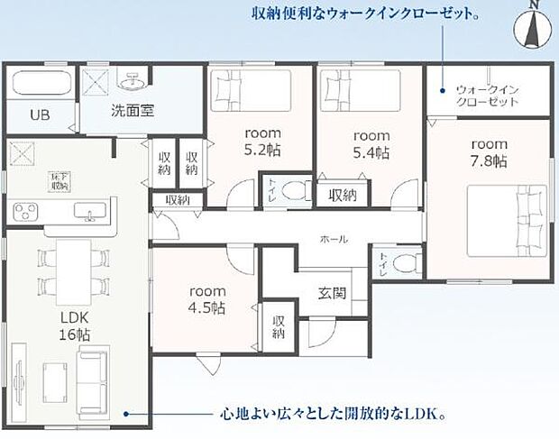【3号棟】敷地面積76坪超え角地の平屋建て♪ ●飯田線「東新町」駅まで徒歩7分 ●駐車たっぷり並列5台可能◎