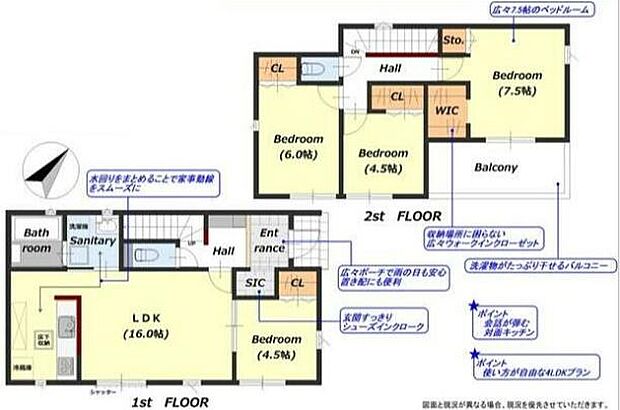 【3号棟】角地の4LDK♪土地面積130.18平方メートル、建物面積96.87平方メートル