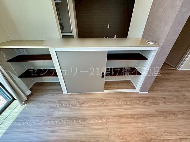 【キッチンカウンター収納】