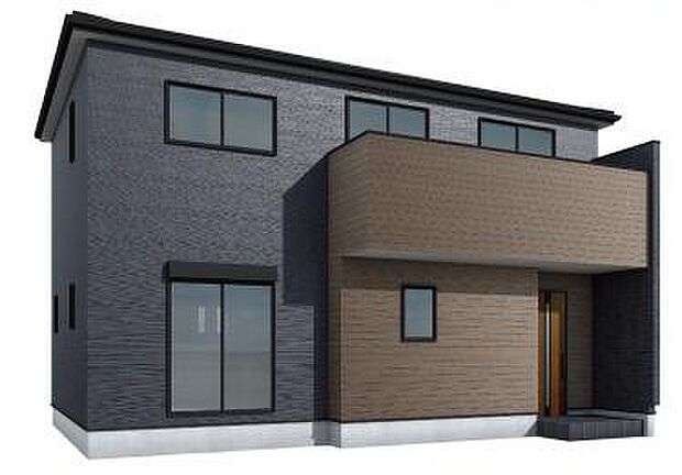 こちらは2号棟外観完成予想図です。