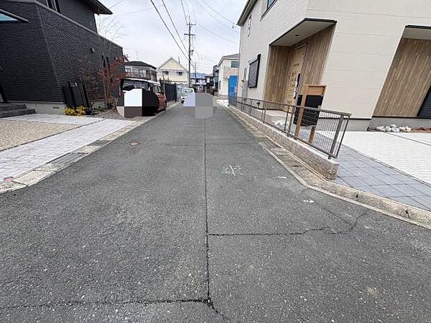 西側道路 幅員5m