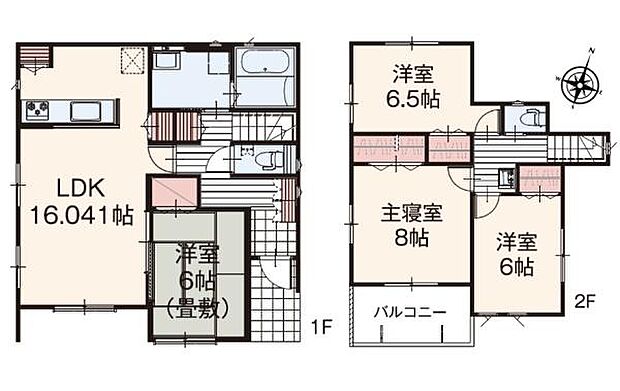 2号棟◇4ＬＤＫ◇土地面積／198.00平方メートル（59.89坪）建物面積／103.23平方メートル（31.22坪）