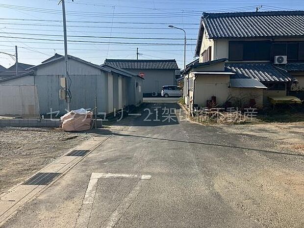 北西側公道3.8ｍ