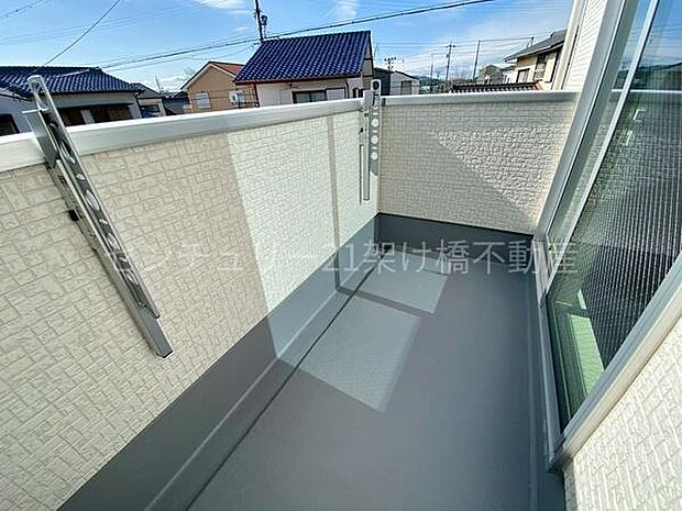 【ルーフバルコニー】南に面したルーフバルコニー♪