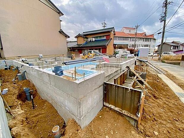 基礎工事中　R8.1.29撮影