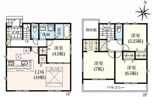 【2号棟】南向き4LDK♪LDKは折上天井の広々18帖！ 周辺環境充実エリア！●飯田線「小坂井」駅まで徒歩約4分