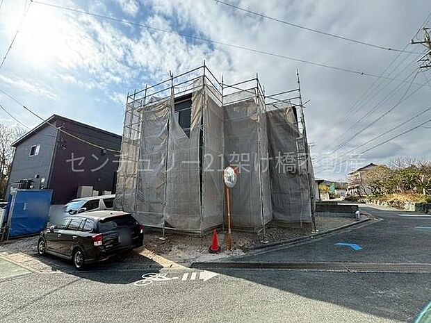 北東側公道3.44〜6.1ｍ