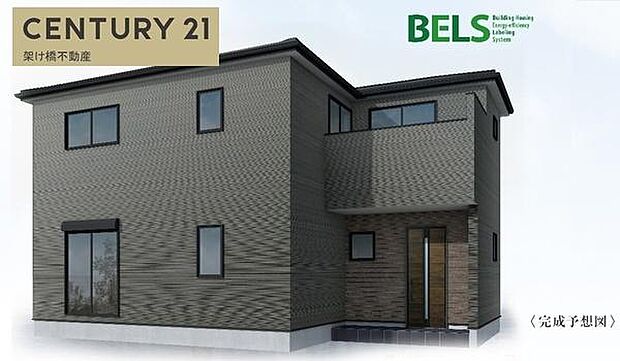 1号棟完成予想パースです。