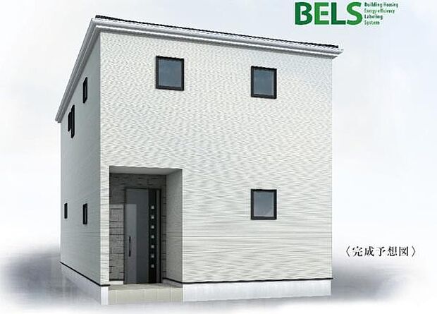 1号棟外観完成予想パースです。