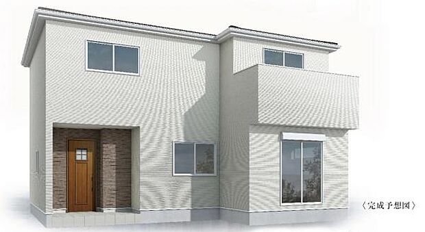 3号棟外観完成予想パースです。