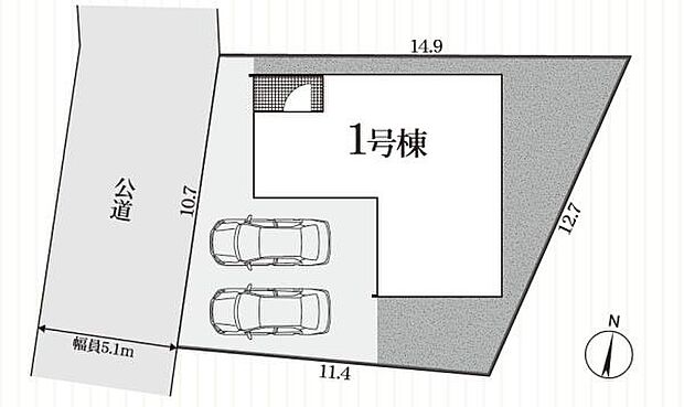 駐車並列2台可能!