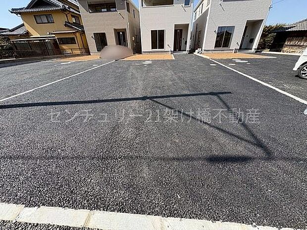 広々駐車場スペース!