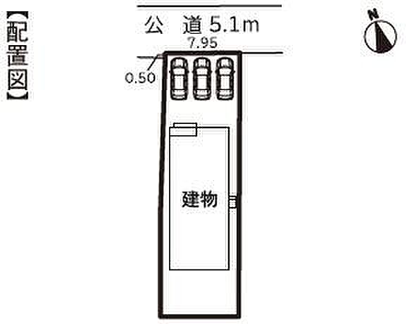 こちら1号棟になります。●駐車並列3台可能◎