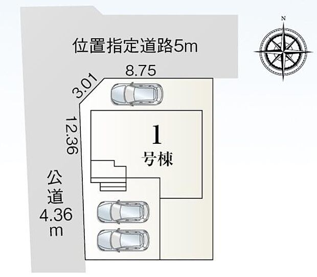 ♪角地・整形地!●駐車3台可能!