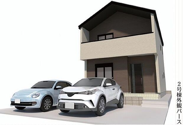 2号棟完成予想パースです。