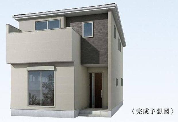 こちらは3号棟外観完成予想パースです。