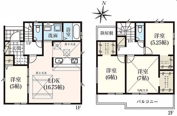 【3号棟】収納豊富な4LDK♪(WIC×3、SIC)周辺環境充実エリア!●飯田線「小坂井」駅まで徒歩約4分