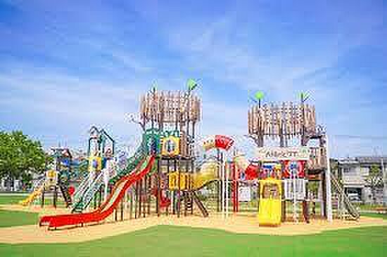 大枝公園まで490m、のびのび遊べる公園があります♪