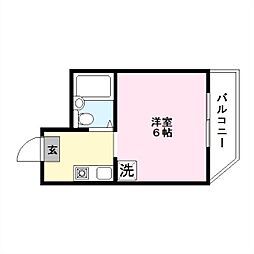 ソレイユヤマダ 1Kの間取図画像