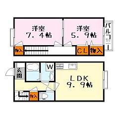 物件の間取り