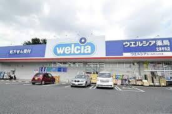 ウエルシア北本中丸店まで373m、医薬品から日用品まで揃うウエルシアが近く、調剤薬局も併設されているため、いざという時に頼りになります。