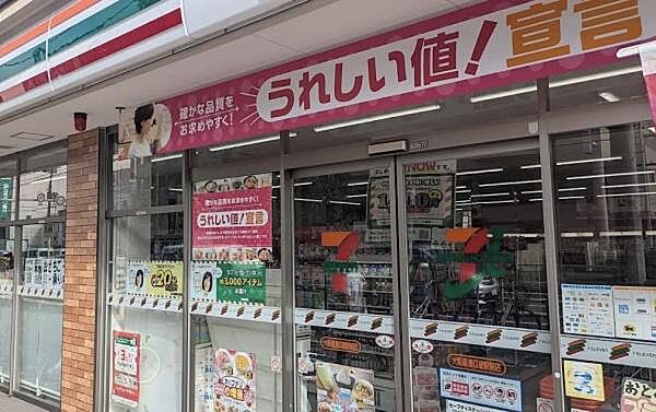 セブンイレブン大阪喜連瓜破駅前店まで111m