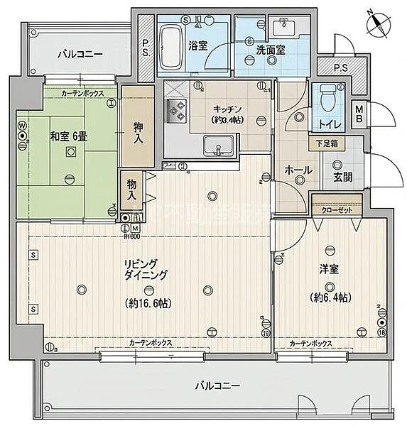 間取りを拡大表示