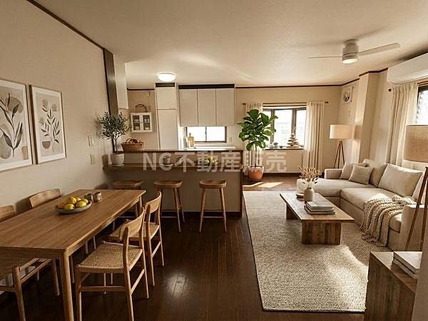※室内写真の家具・小物はCGで合成しております。