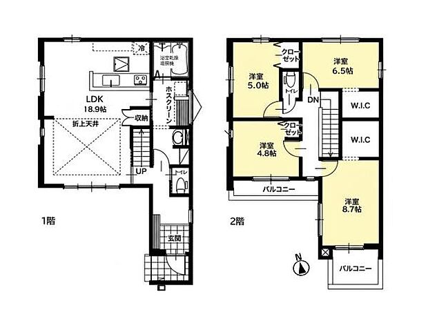 堂々完成! 家事動線に優れた暮らしやすい4LDKの間取りが魅力。お問い合わせはセンチュリー21ケンラインまで。ご見学予約受付中 TEL0120-111-231 ご案内もお任せください!
