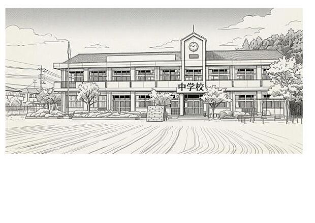 名古屋市立御田中学校まで1777m