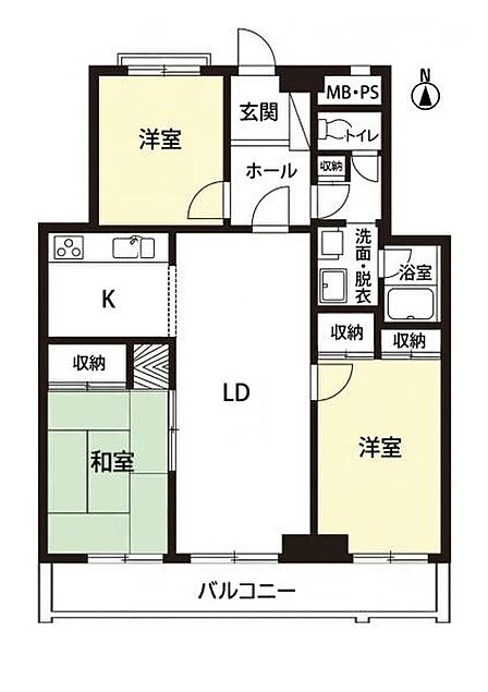 最上階!3LDK 専有部分75.00平米