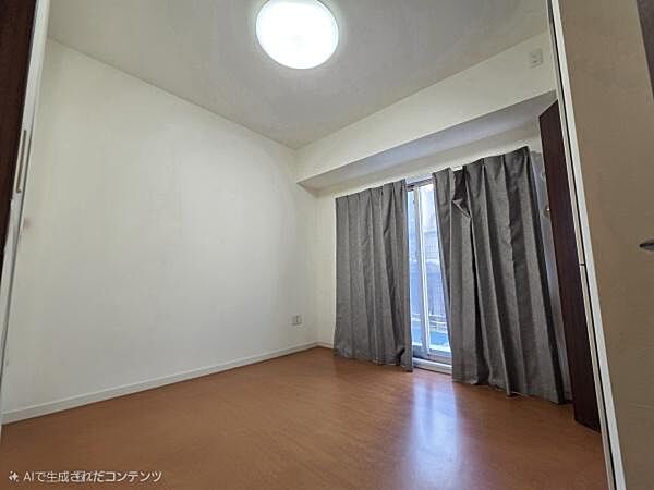 洋室のお部屋です！AI生成により家具等撤去しております。