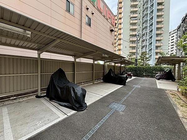 バイク置き場！