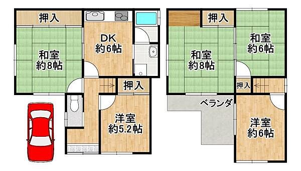 間取り：5DK