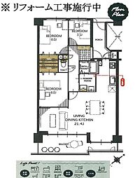 メゾンドール堺 3LDKの間取図画像