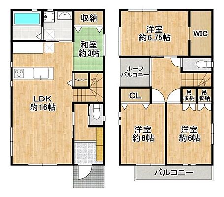 間取り 堺市中区深阪1丁　中古戸建