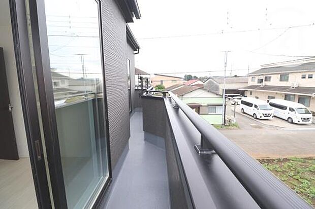 日当たり良好なバルコニー