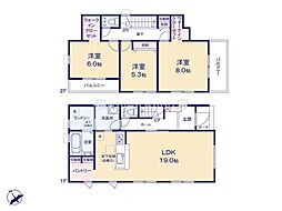 リーブルガーデン 武蔵村山市残堀5丁目 新築 全3棟 3号棟