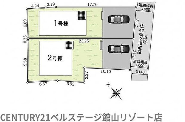 閑静な住宅街の2号棟です！！駐車スペース完備で急な来客時も便利です！