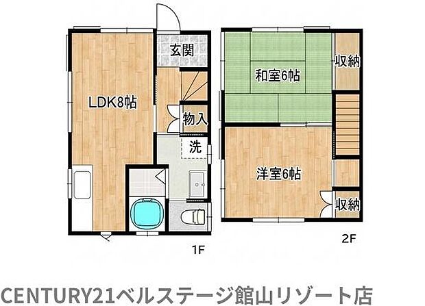 無駄なく活用できるよう考えられたこだわりの間取り！収納スペースも豊富で使いやすいシンプルな間取りです。