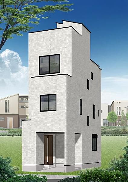 建物プラン例建物価格2750万円、建物面積77.27(車庫面積等（9.75）は含んでおりません。)