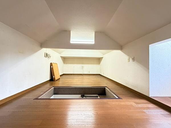 屋根裏収納になります♪