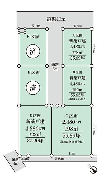 区画図