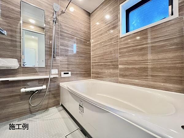 浴室(建築条件付売地施工事例)