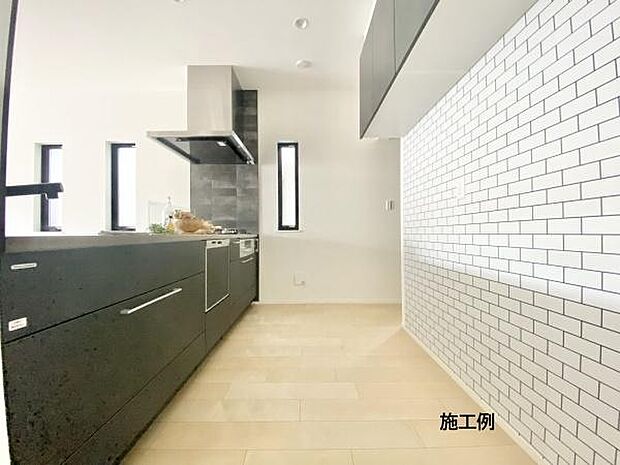 キッチン(建築条件付き売地施工事例)